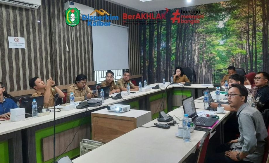 Rapat Penyusunan Rencana Site Plan untuk permukiman daerah Desa Semangau Kabupaten Sambas